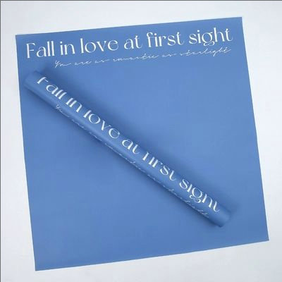 MYHC-LIII unus postesque amor In primum conspectum English Decoration Plastic Flos Wrapping Paper