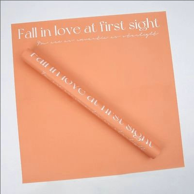 MYHC-LIII unus postesque amor In primum conspectum English Decoration Plastic Flos Wrapping Paper
