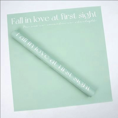 MYHC-LIII unus postesque amor In primum conspectum English Decoration Plastic Flos Wrapping Paper