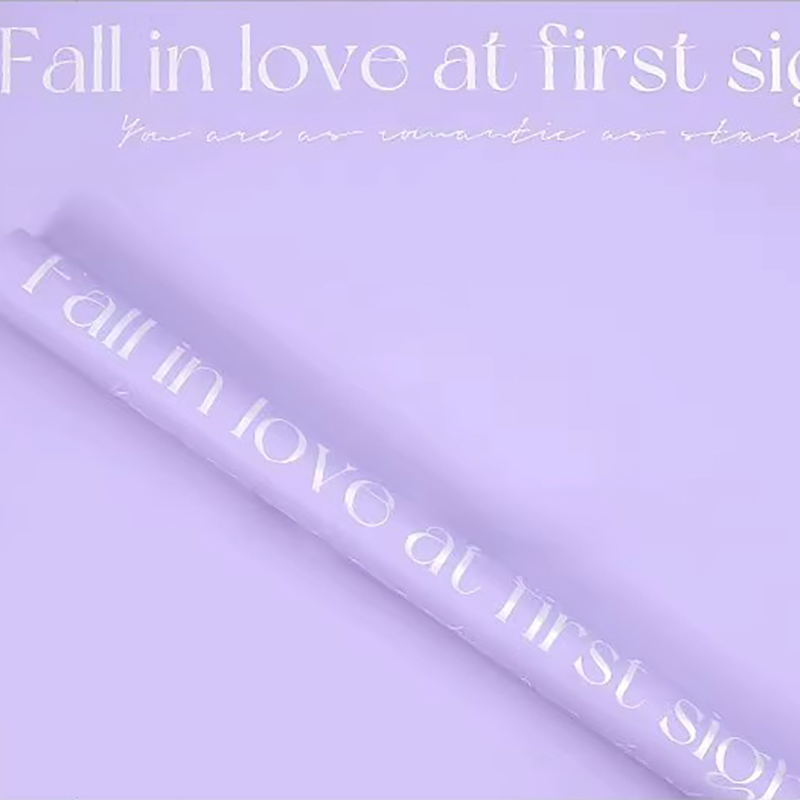 MYHC-LIII unus postesque amor In primum conspectum English Decoration Plastic Flos Wrapping Paper