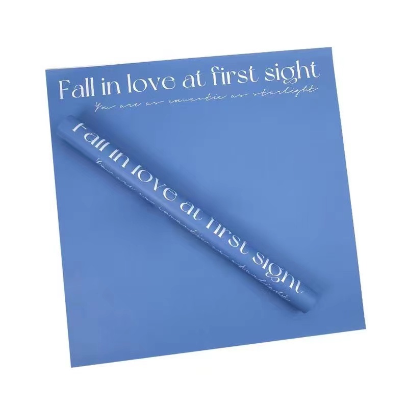 MYHC-LIII unus postesque amor In primum conspectum English Decoration Plastic Flos Wrapping Paper