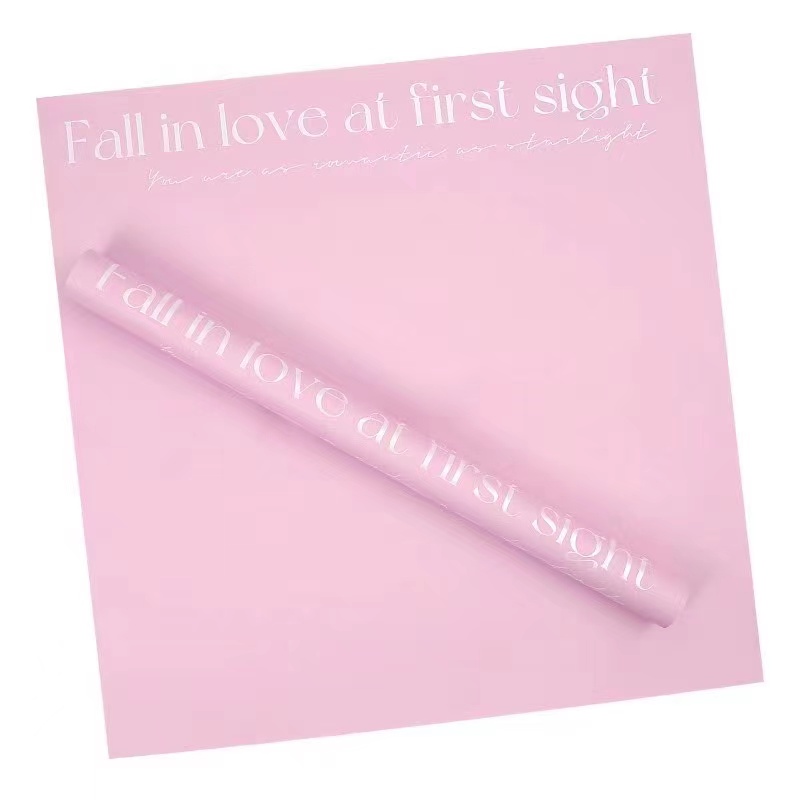 MYHC-LIII unus postesque amor In primum conspectum English Decoration Plastic Flos Wrapping Paper