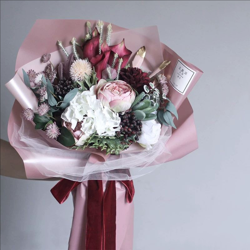 MYHC-59 Yunjin Culcita Film Solidus Color Flos Packaging Film