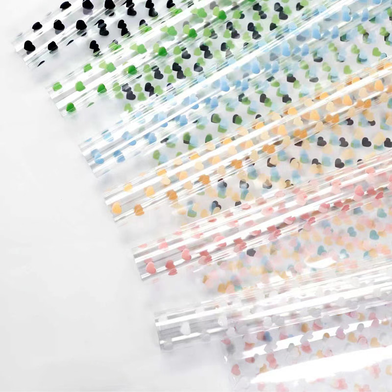 MYHC-62 Etiam Amor Ornatus OPP Transparent Flos Wrapping Paper