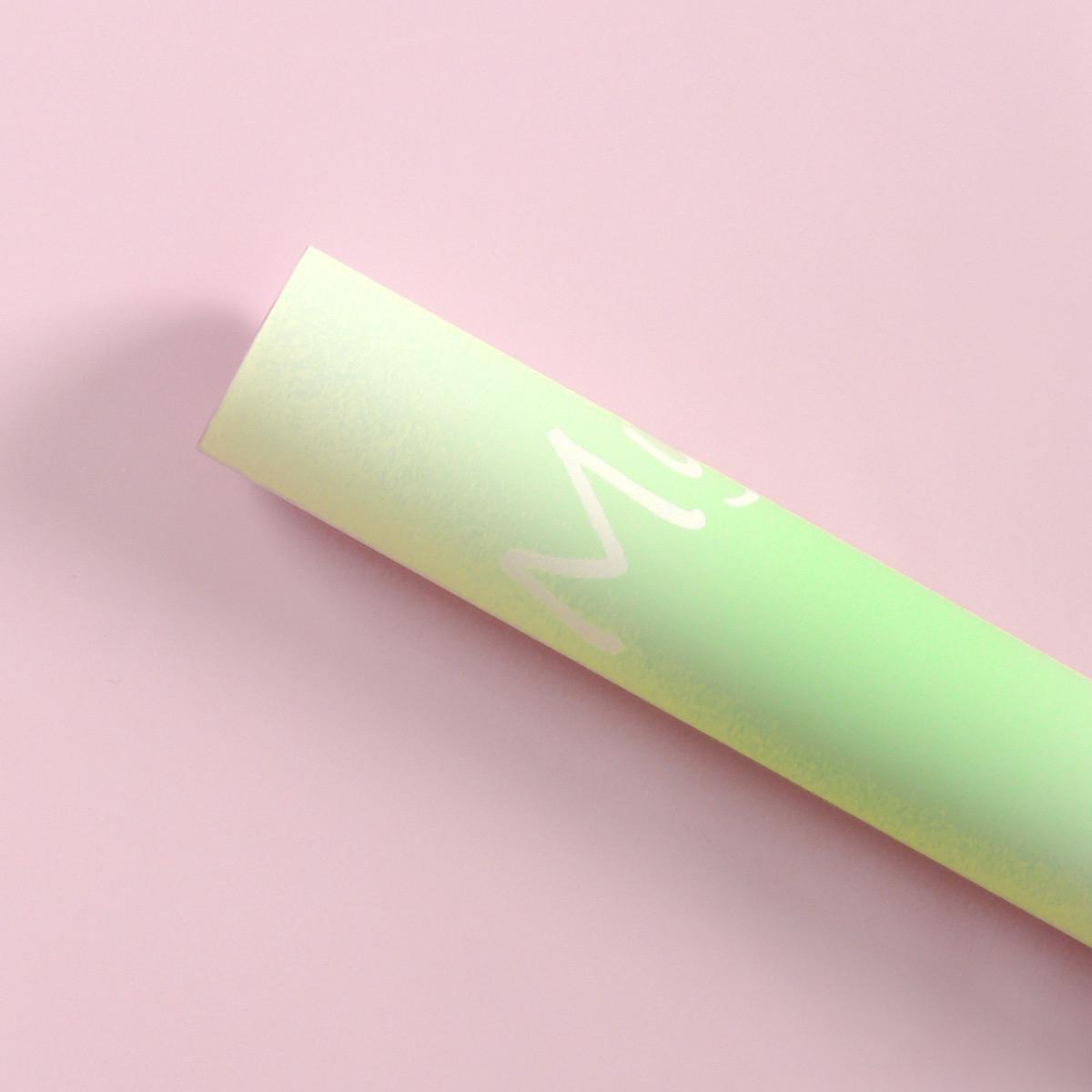 MYHC-66 Macaron Gradient Color IMPERVIUS Flower Wrapping Paper