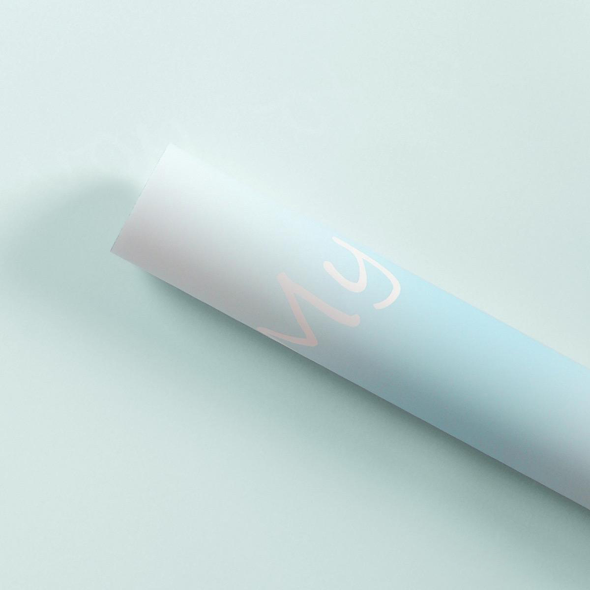 MYHC-66 Macaron Gradient Color IMPERVIUS Flower Wrapping Paper