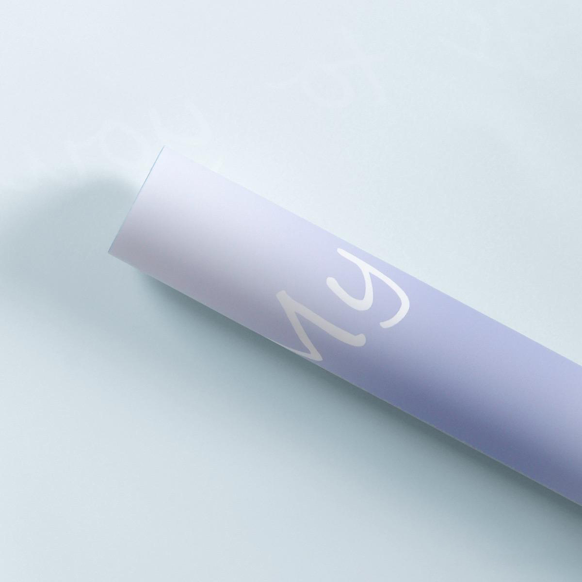 MYHC-66 Macaron Gradient Color IMPERVIUS Flower Wrapping Paper