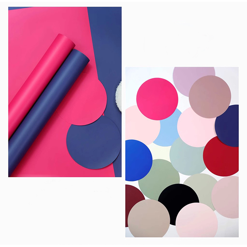 MYHC-68 Pearl Film 8 Silius Italicus 45×50cm (±2cm) Solidus Color Flower Wrapping Paper