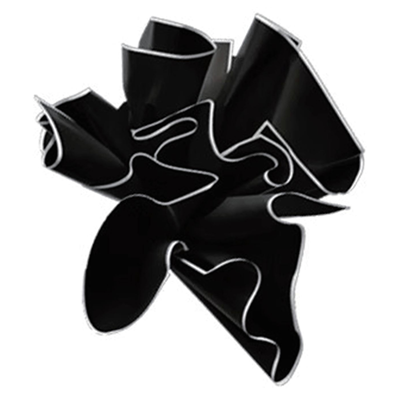 MYHC-69 Black and White Noble Matting Film (BOPP) IMPERVIUS Flower Wrapping Paper