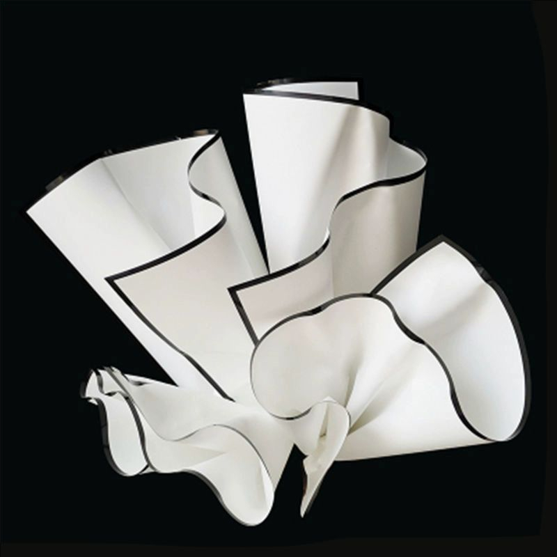 MYHC-69 Black and White Noble Matting Film (BOPP) IMPERVIUS Flower Wrapping Paper