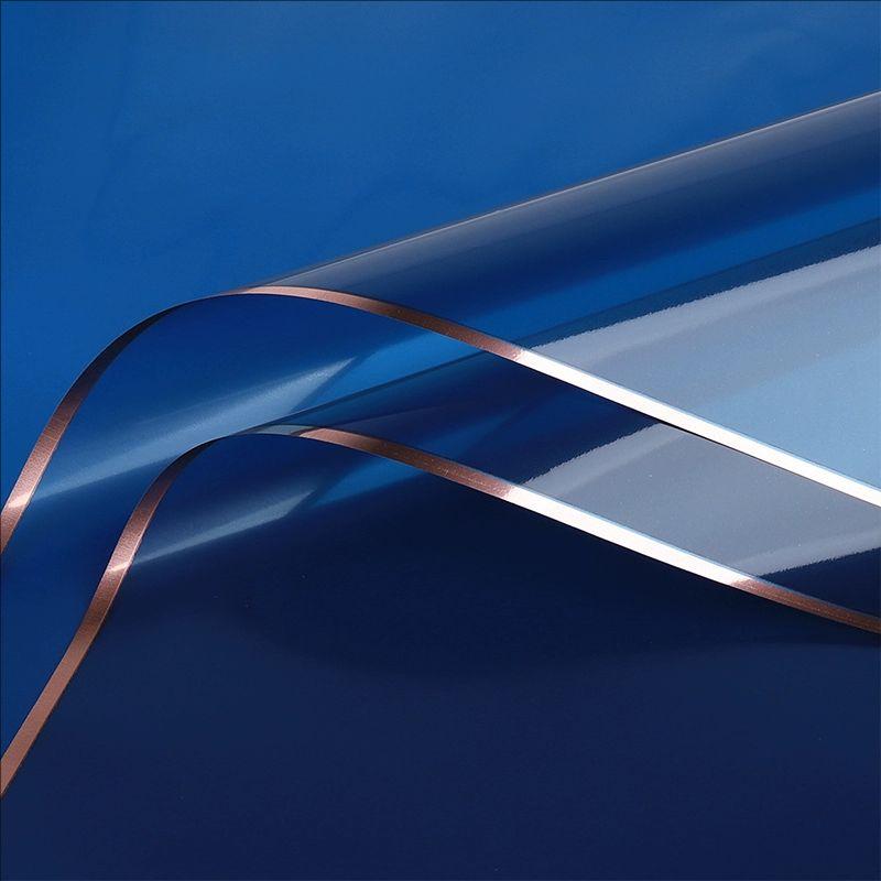 MYHC-72 Solidus Color Aurum Edge Aqua lux Film Transparent Flos Packaging Film