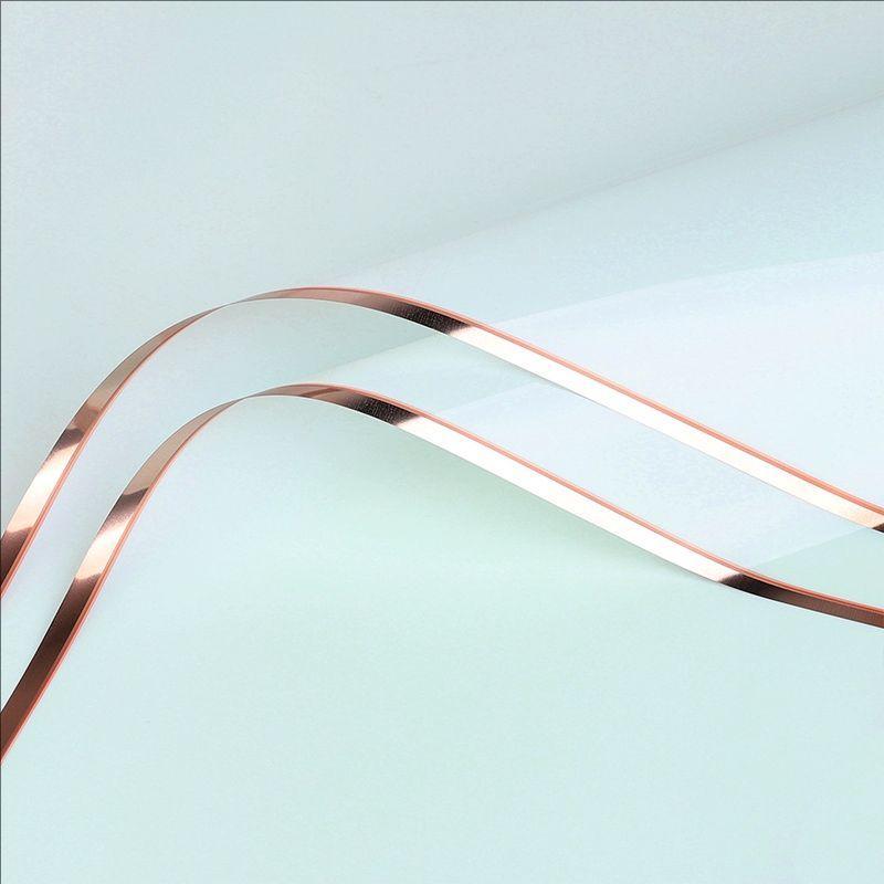MYHC-72 Solidus Color Aurum Edge Aqua lux Film Transparent Flos Packaging Film