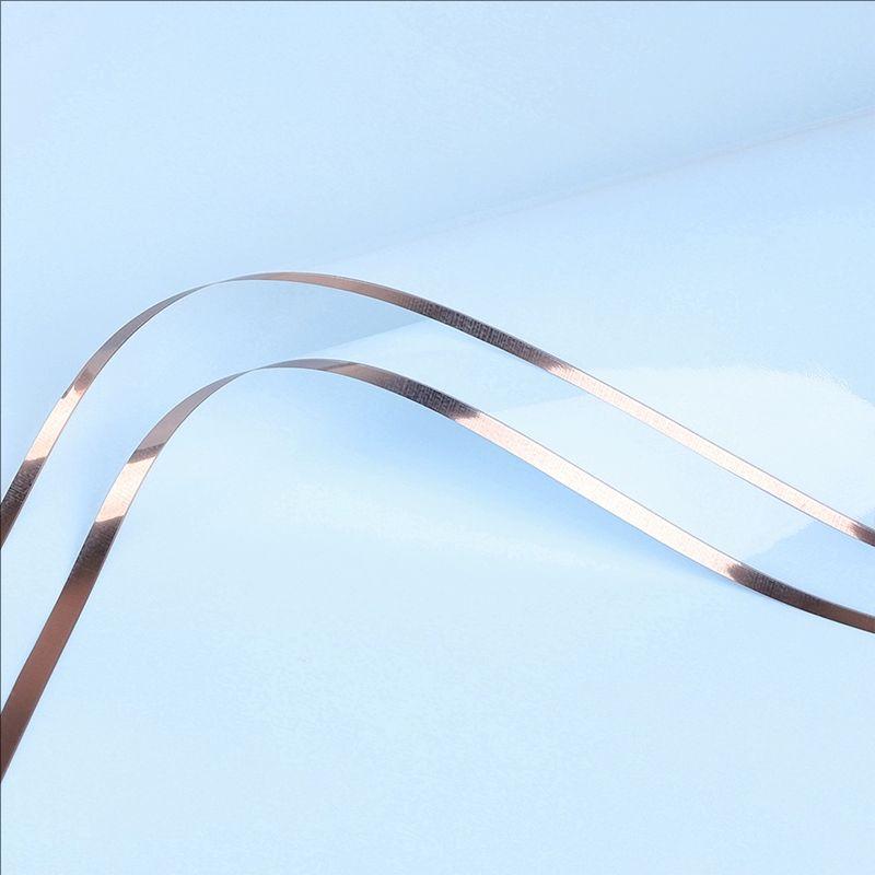 MYHC-72 Solidus Color Aurum Edge Aqua lux Film Transparent Flos Packaging Film