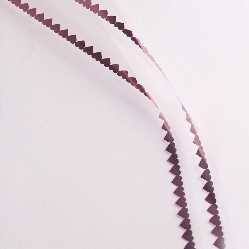 MYHC-73 Lace Glitter Film Opp Transparent Flos Packaging