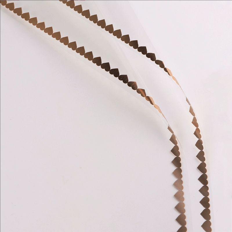 MYHC-73 Lace Glitter Film Opp Transparent Flos Packaging