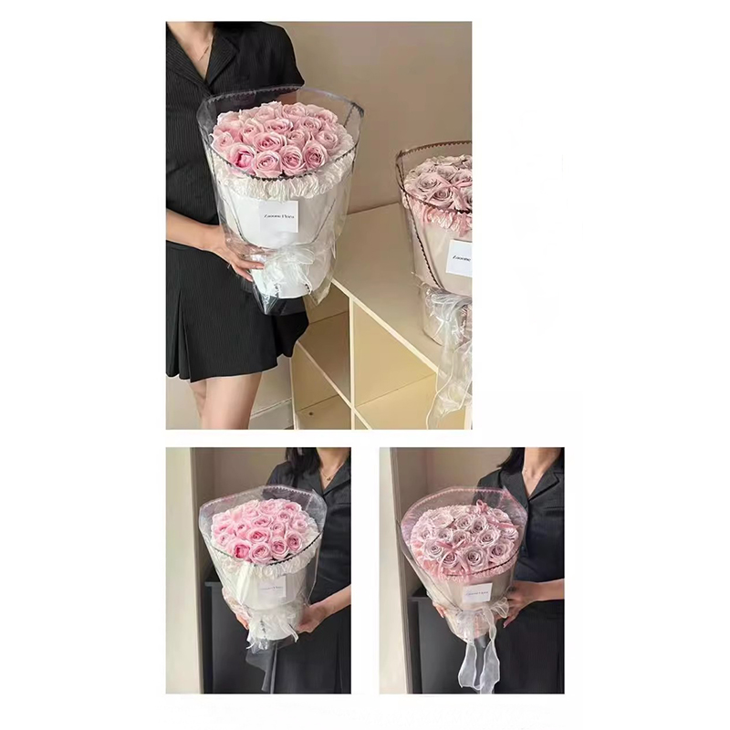 MYHC-73 Lace Glitter Film Opp Transparent Flos Packaging