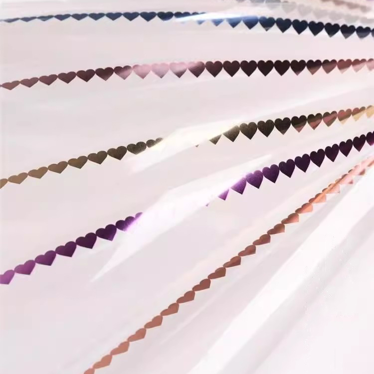 MYHC-73 Lace Glitter Film Opp Transparent Flos Packaging
