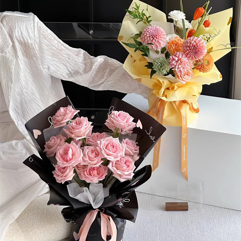 MYHC-75 6 Colores 57×57cm (±2cm) Matte Flos Packaging Film