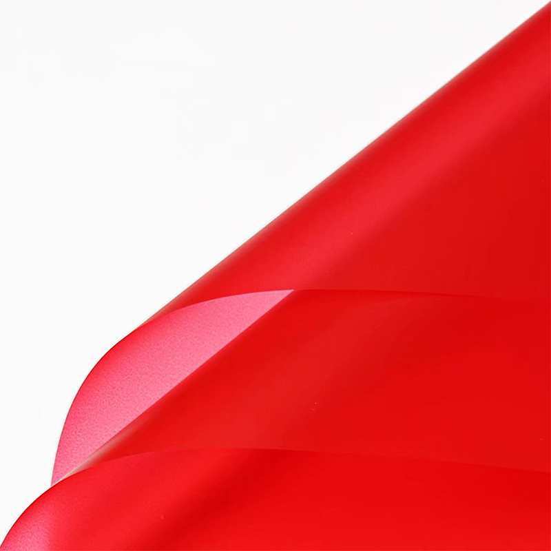 Matte solidum color translucens flos charta involvens