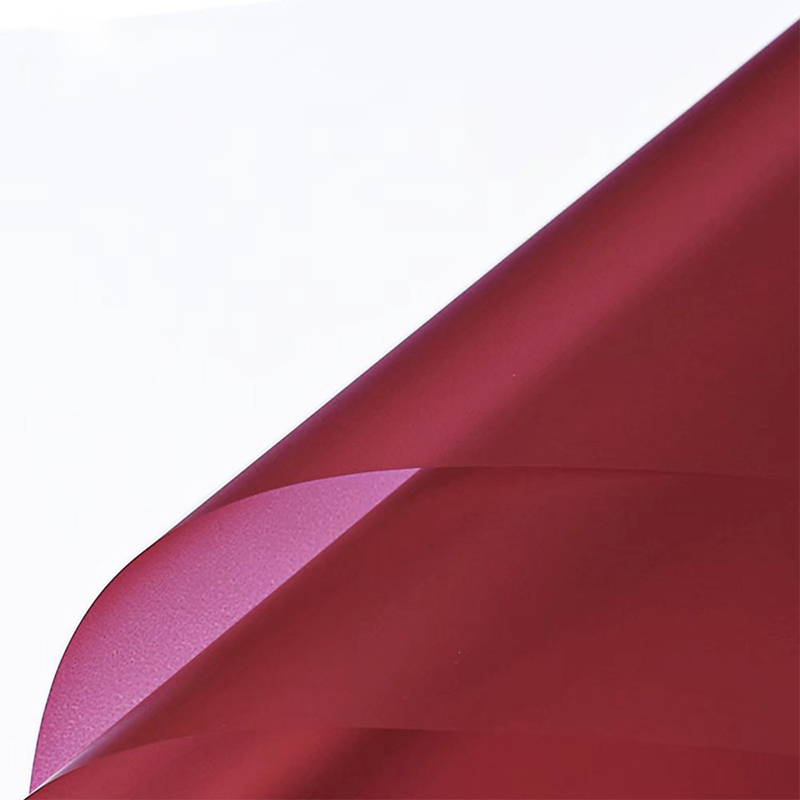 Matte solidum color translucens flos charta involvens
