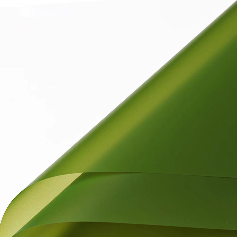 Matte solidum color translucens flos charta involvens