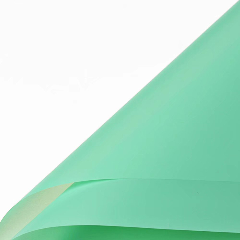 Matte solidum color translucens flos charta involvens