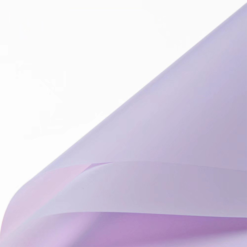 Matte solidum color translucens flos charta involvens