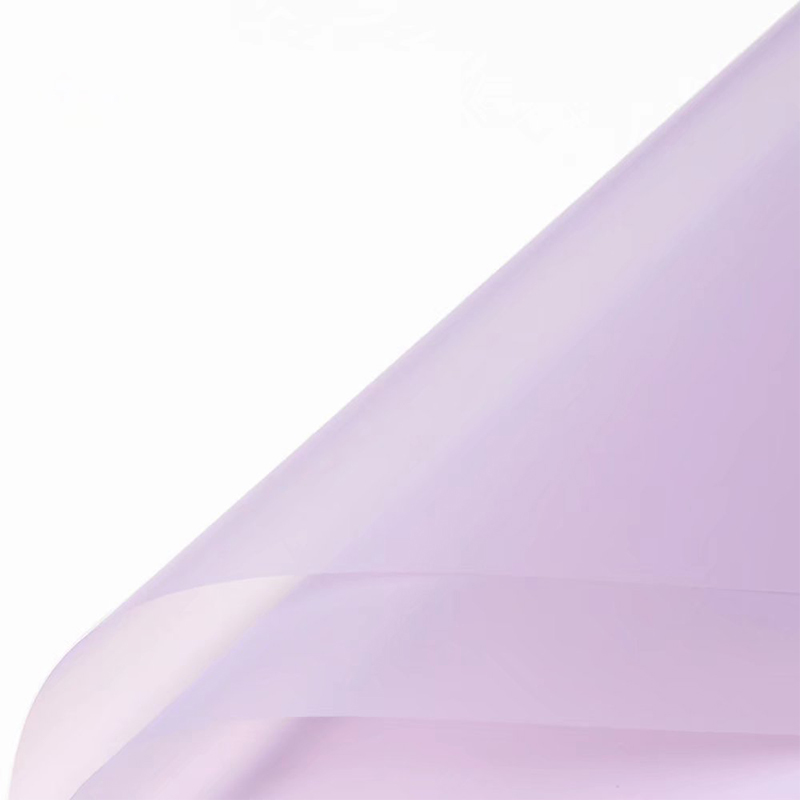 Matte solidum color translucens flos charta involvens