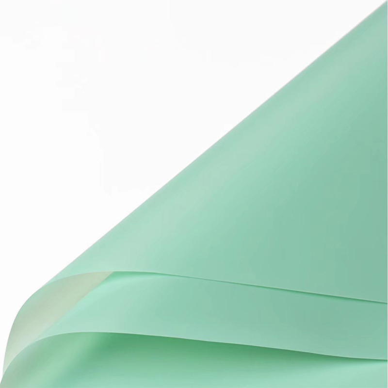 Matte solidum color translucens flos charta involvens