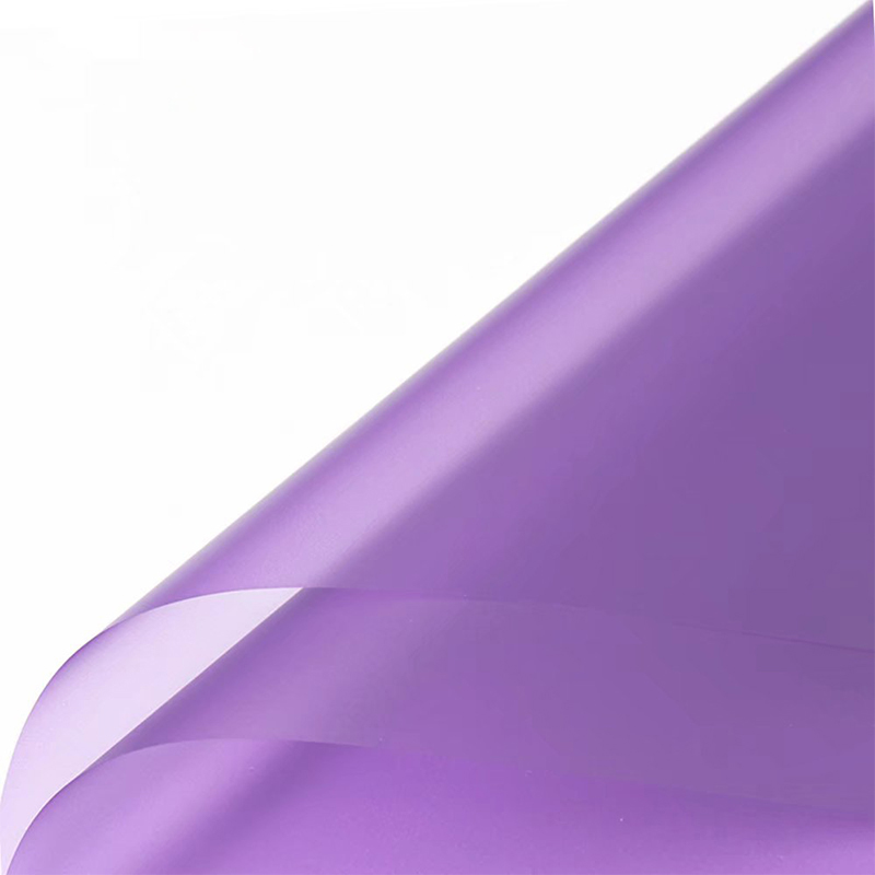 Matte solidum color translucens flos charta involvens