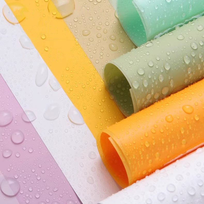 Matte solidum color translucens flos charta involvens