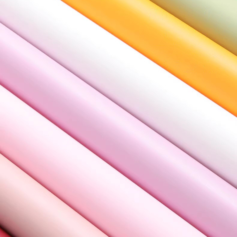 Matte solidum color translucens flos charta involvens