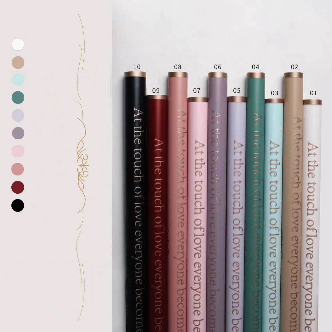 9-color aurum matte ancipiti involuto flore chartaceo