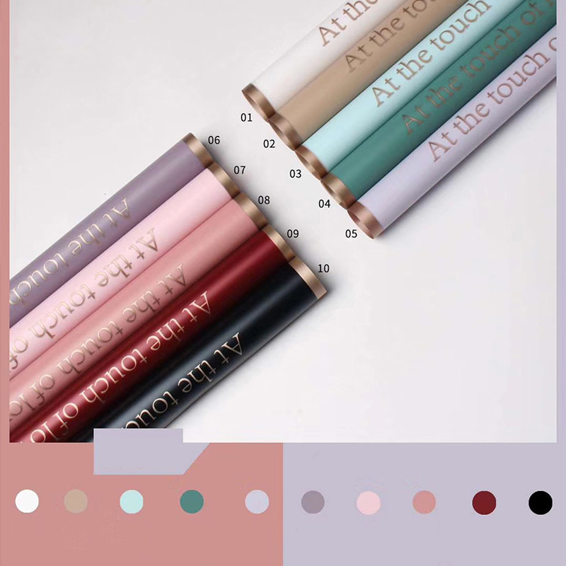 9-color aurum matte ancipiti involuto flore chartaceo