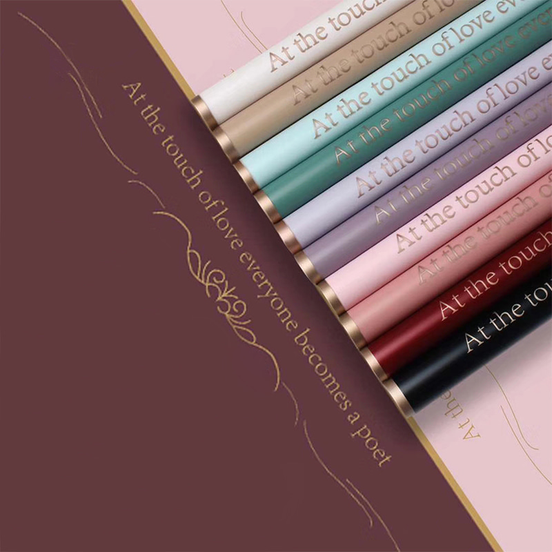 9-color aurum matte ancipiti involuto flore chartaceo