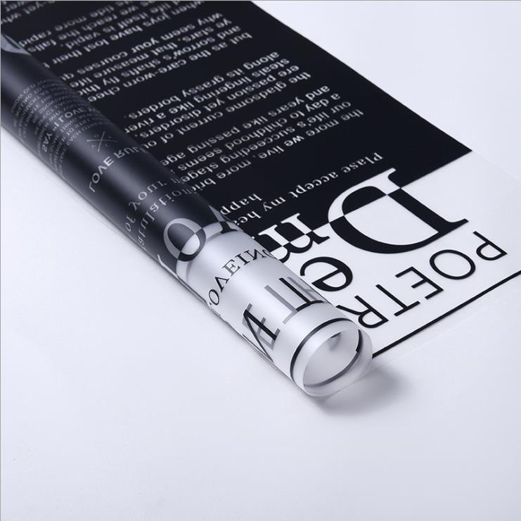 Frosted Jelly Flower Wrap Film