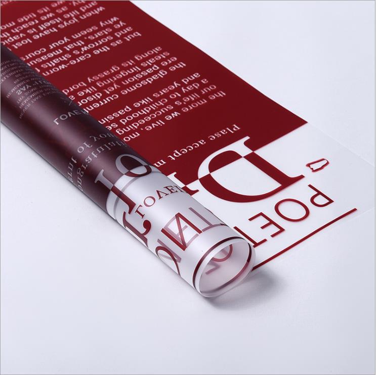 Frosted Jelly Flower Wrap Film
