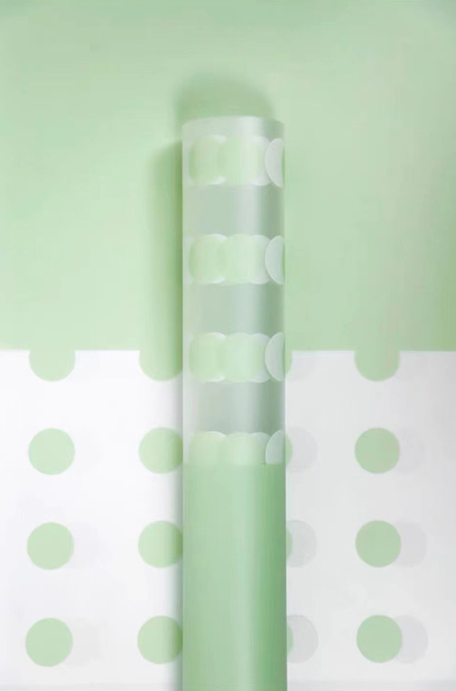 Transparens Polka Dot Flower Wrapping Paper