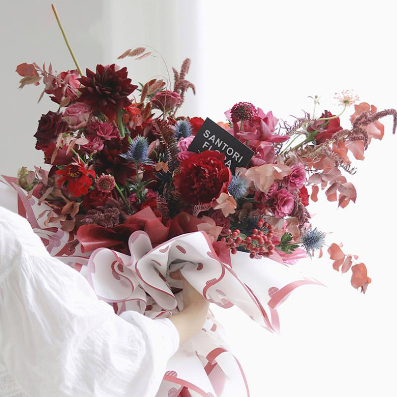 Hansu Matte Diy Flower charta involventes