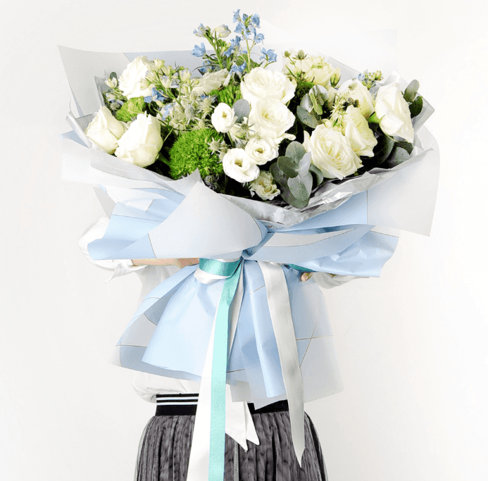 IMPERVIUS Bouquet Flower Wrapping Nossa Paper with Line