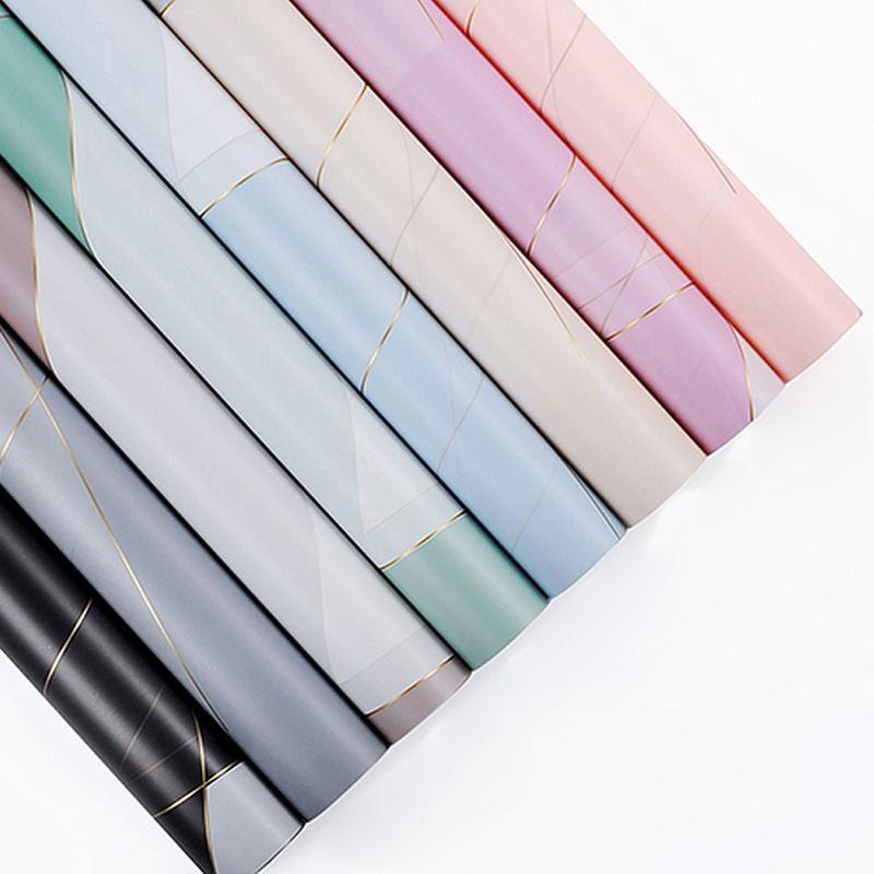 IMPERVIUS Bouquet Flower Wrapping Nossa Paper with Line