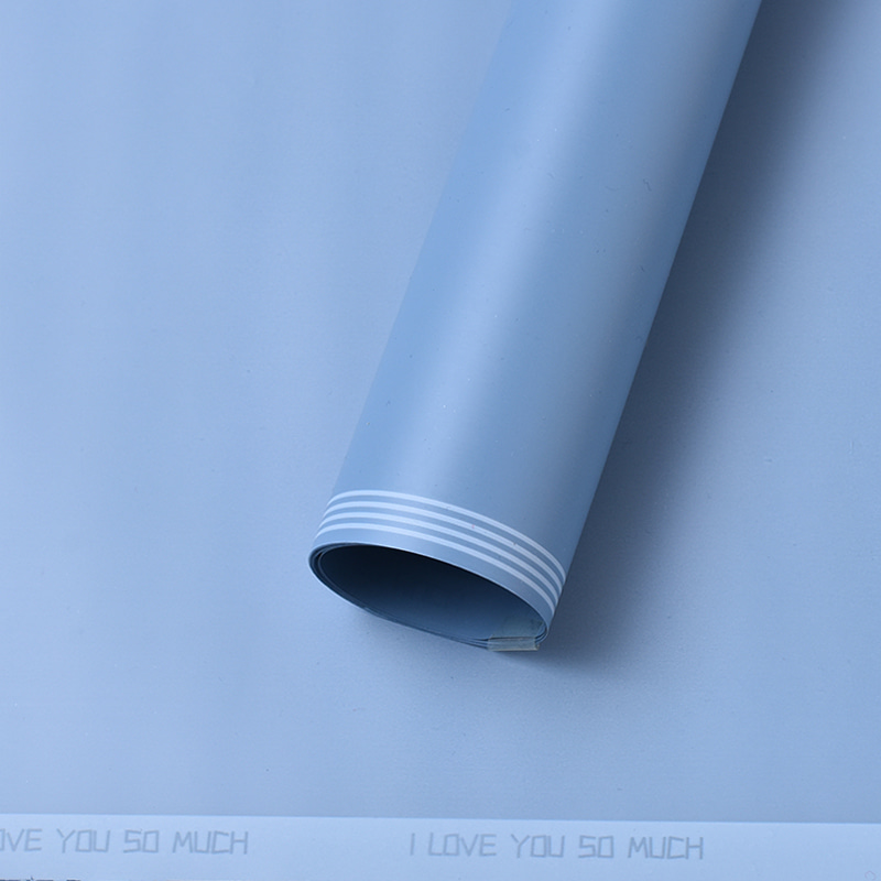 Plastic Waterproof Embossing Matt Lamination Flower Wrapping Paper