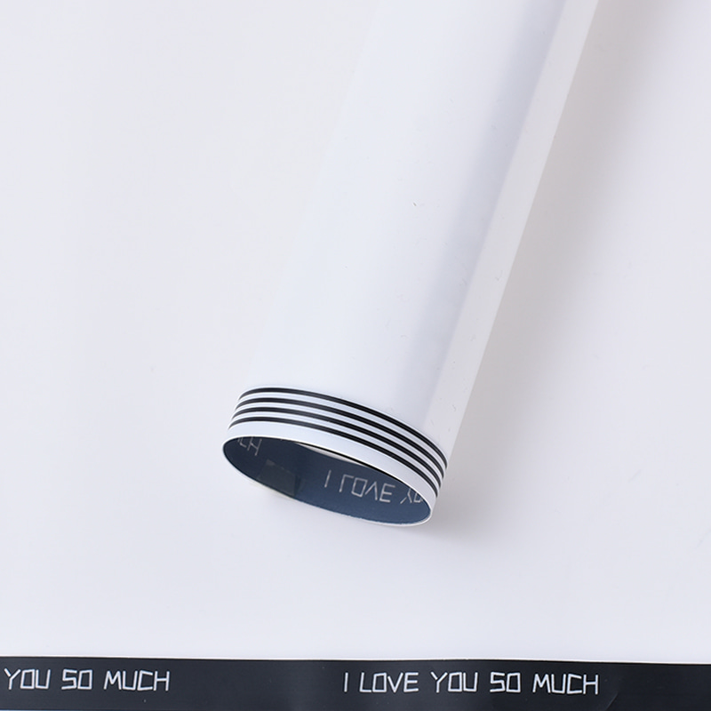 Plastic Waterproof Embossing Matt Lamination Flower Wrapping Paper