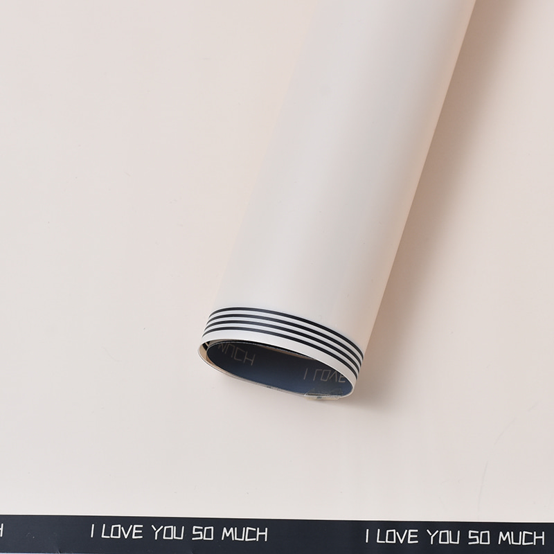 Plastic Waterproof Embossing Matt Lamination Flower Wrapping Paper