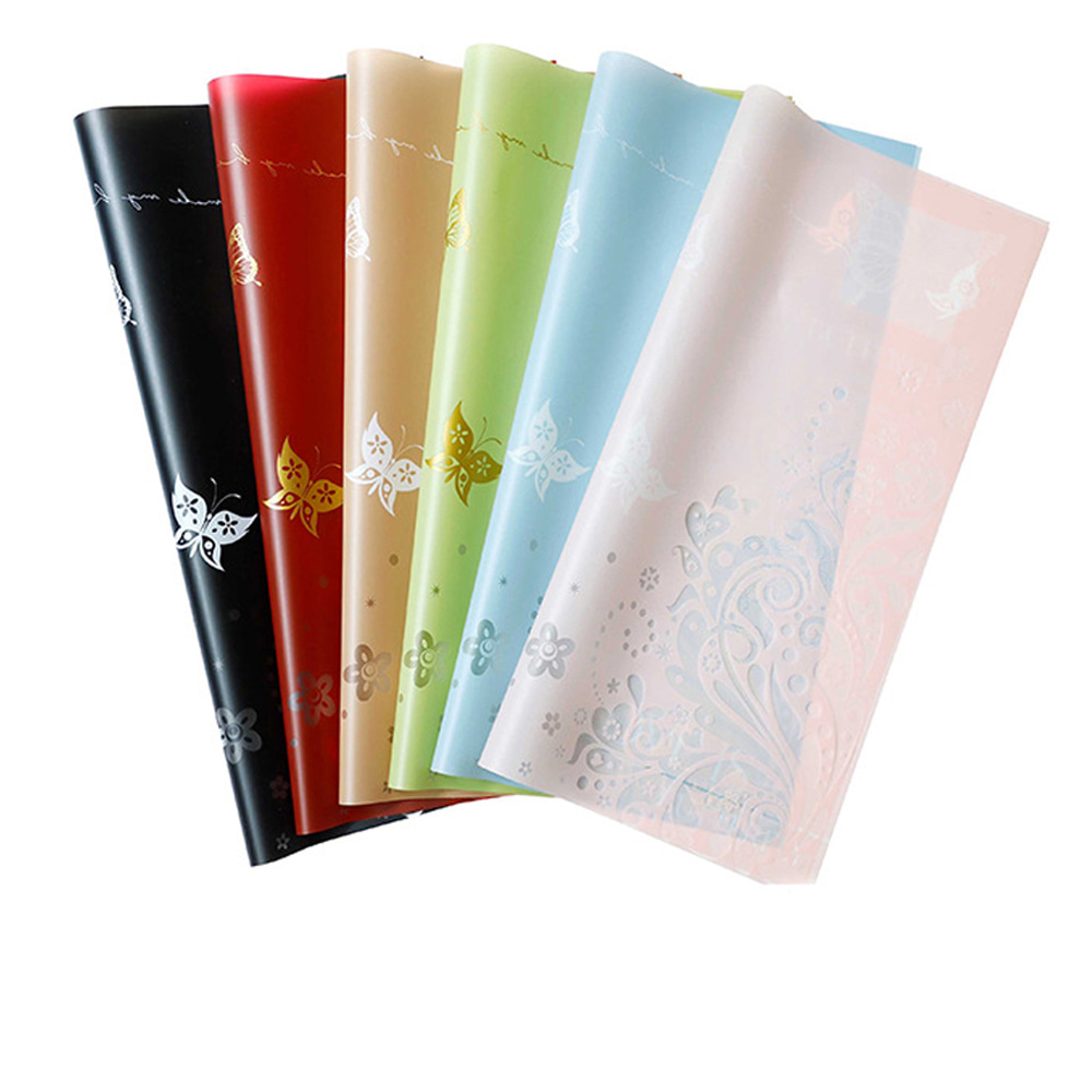 IMPERVIUS Bouquet Packaging Nossa Paper with Single-Sided Coating Hollowed Out Butterfly Print Design