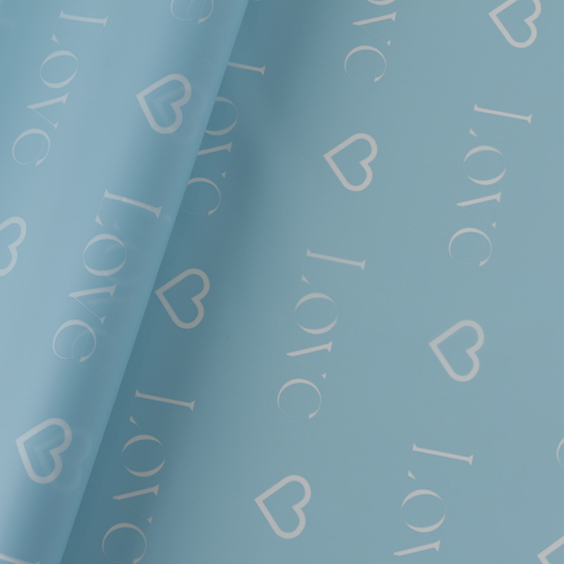 Love Letters Print Design Flower Wrapping Nossa Paper with Waterproof Coating LAETUS