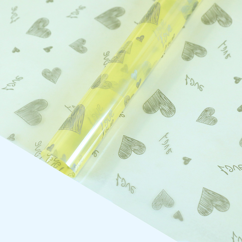 Amor Print Design Floral Packaging Paper IMPERVIUS Crassi Single latus Coated