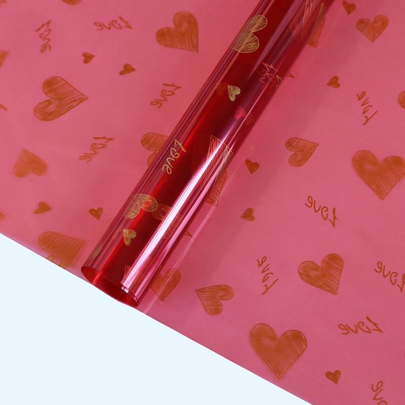 Amor Print Design Floral Packaging Paper IMPERVIUS Crassi Single latus Coated
