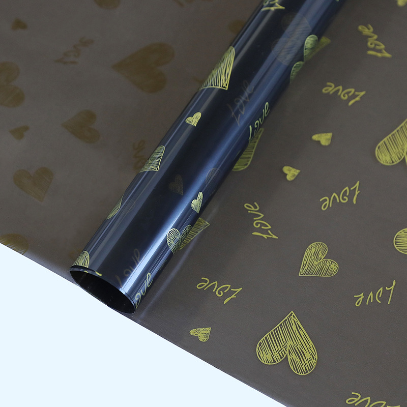 Amor Print Design Floral Packaging Paper IMPERVIUS Crassi Single latus Coated