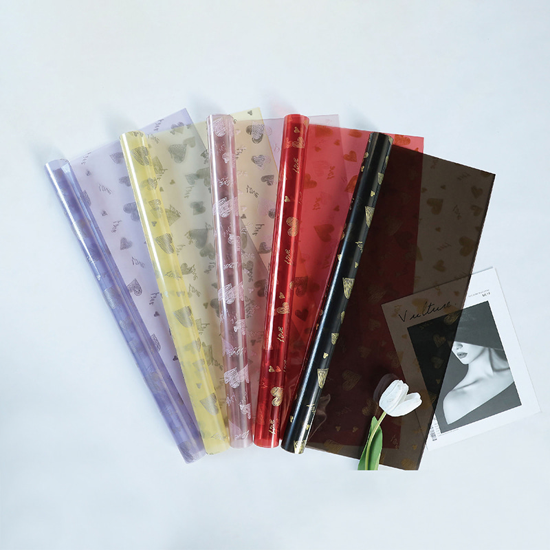 Amor Print Design Floral Packaging Paper IMPERVIUS Crassi Single latus Coated
